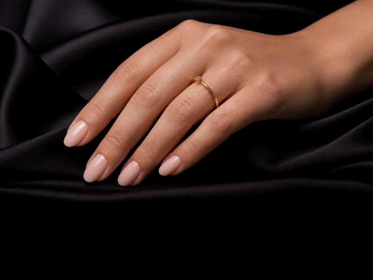 Nude Russian manicure